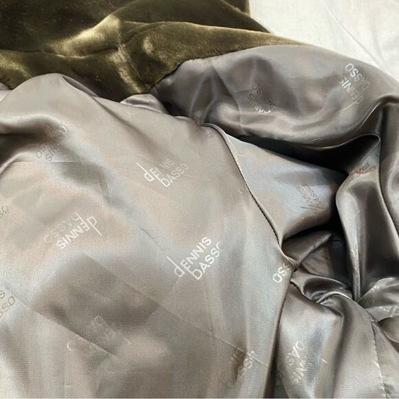 Ladies Dennis by Dennis Basco Brown Faux Fur Jacket with Hood Size Medium - Picture 4 of 8